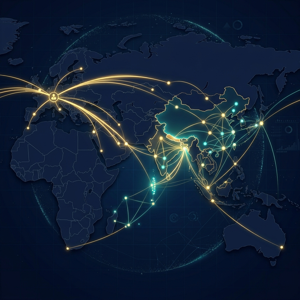 Love Portion franchise locations map — Maldives, Malaysia, Indonesia and global